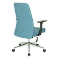 thumbnail image 6 of OSP Home Furnishings Evanston Office Chair in Sky Fabric with Chrome Base, 6 of 6