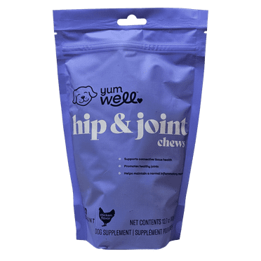 YumWell Hip and Joint Dog Chews, Chicken Flavor, 90 Count