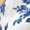 Blue and White, variant on Blue And White Floral Print Square Neck Puff Sleeve Tie-Front Casual Maxi Dress For Women Spring Summer