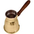 thumbnail image 3 of diollo Premier Lined Solid Brass Turkish Greek Arabic Coffee Pot Stovetop Coffee Maker Cezve Ibrik Briki with Wooden Handle 16 OZ, 3 of 3