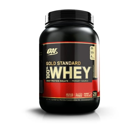 Optimum Nutrition Gold Standard 100% Whey Protein Powder, Mocha Cappuccino, 24g Protein, 2