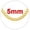 02.Gold Plated, variant on 3mm/5mm Cuban Necklace Pure S925 Sterling Silver Chain for Women Sensitive Skin Hypoallergenic Birthday Graduation Gift for Female Mom Wife