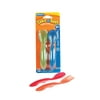 The First Years Take & Toss Toddler Fork & Spoon Flatware Assorted Colors 12 Pk