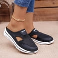 thumbnail image 5 of Caywon Women's Casual Slip on Half Shoes Breathable Arch Support Walking Mules Shoes Open Back Slip on Flats Non-Slip Sneakers Sandals, 5 of 7