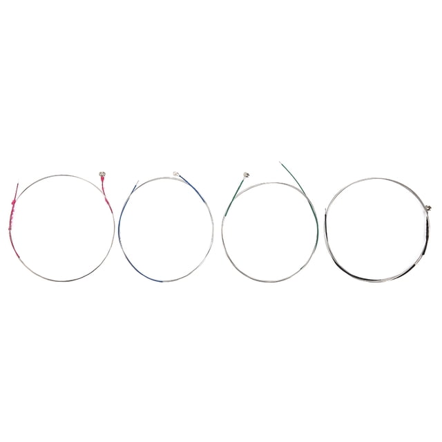 Cuerdas de violín, juego de cuerdas de violín de 4 piezas Cuerdas de acero inoxidable Accesorios para instrumentos musicales Resistentes y resistentes
