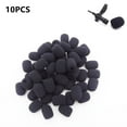 thumbnail image 1 of 10 Pcs Mini Casque Microphone Mousse Pare-Brise Remplacement Micro Couverture Orange Shenzhuyue, 1 of 5
