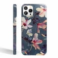 thumbnail image 1 of Tobelint Flower Butterfly Case for iPhone 12 Pro Max,Aesthetic Colourful Floral Pattern Bumper Case Cover, 1 of 5