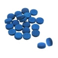 thumbnail image 1 of Puntas de taco de billar Uxcell de 12 mm de diámetro, 20 piezas, color azul, 1 of 5