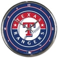 thumbnail image 1 of Horloge Ronde Style Mural Texas Rangers Chrome, 1 of 1