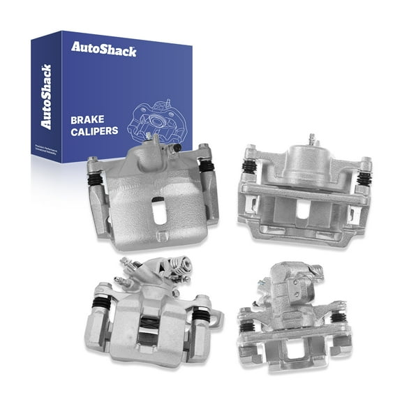 AutoShack Front & Rear Brake Calipers Replacement for 2006-2011 Honda Civic 4-PC Set