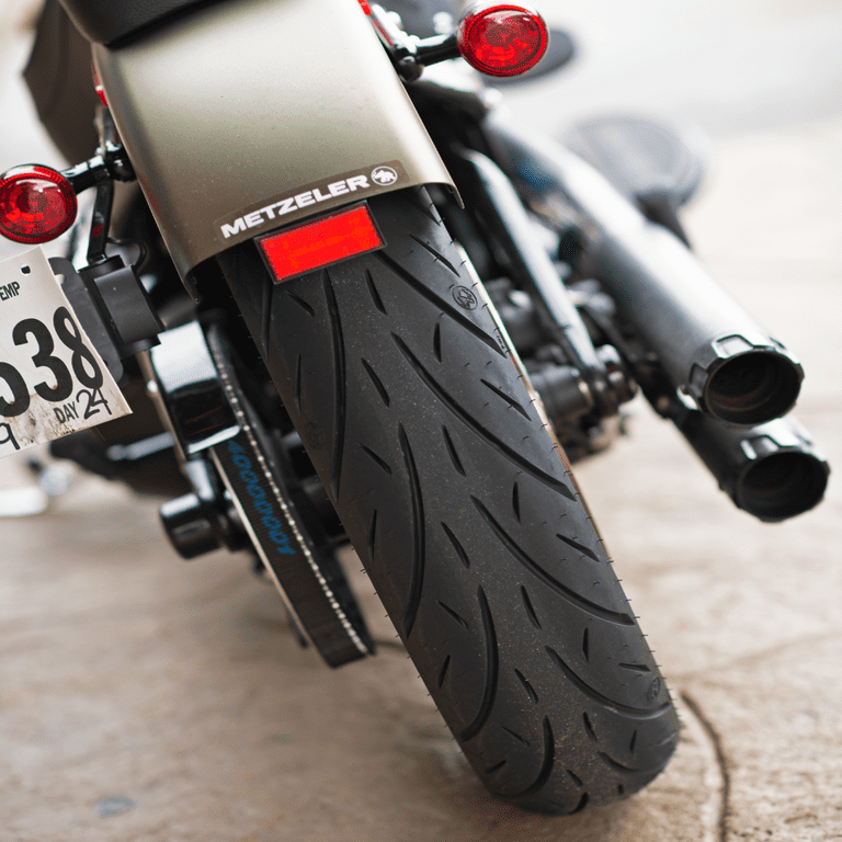 Metzeler ME 888 Marathon Ultra White Wall MH90-21 Front Tire with