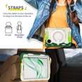 thumbnail image 6 of FJLBDE Case for Huawei MatePad Mini 8.8 Inch with 360 Kickstand, Shoulder Strap Carrying Protective Cover, Multicolor Green, 6 of 6