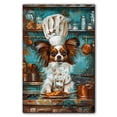 thumbnail image 3 of Funny Dog Kitchen Wall Art - Dining Room Wall Decor - Papillon Cooking Food Canvas Prints for Farmhouse Kitchen Decor, Modern Restaurant Painting Artwork, 3 of 6