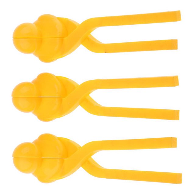 Tholdsy Molde para hacer bolas de nieve de 3 piezas con borde liso para niños al aire libre Juguetes