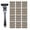 1 + 36, variant on Men's Razor 3-Blade Manual 1 Handle and 18 Razor Blade Refills