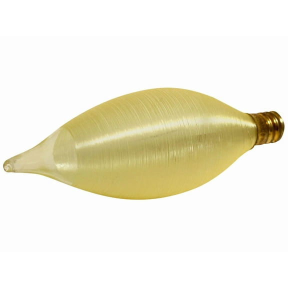 Bulbrite 60C11A - 60W C11 SPUNLITE AMBER E12 130V
