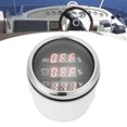 thumbnail image 4 of Waterproof Digital Meter, IP67 Waterproof Water Level Gauge Water Level Sewage Voltage  for RV for Boats Black Dial,White Dial, 4 of 7