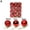 Red, variant on PULLIMORE 24 Pcs Mini Christmas Ball Ornaments Baubles Xmas Tree Hanging Decorations (Red, 3cm)