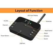 Wireless Wireless Electronic Pet Fence 2-in-1 For 3 Dogs Trainer Waterproof, Up To 800ft Adjustable Electric Fence For Dogs, Anti-Barker, Training Collar Rechargeable, Pet Electric