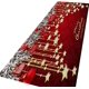 thumbnail image 2 of Alfombra navideña Feliz Navidad BRI decoración para el hogar 40x120CM Rojo Verde, 2 of 3