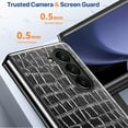 thumbnail image 3 of Compatible Samsung Galaxy Z Fold 5 Case,Premium Leather Luxury Business PU Non-Slip Grip Shockproof Bumper Full Body Protective Cover Phone Cases for Samsung Galaxy Z Fold 5 5G Case-Black, 3 of 14