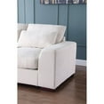 thumbnail image 5 of 123.24'' Fabric Square Arm Modular Reversible Sectional Sofa & Ottoman-Beige, 5 of 9