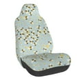 thumbnail image 1 of Wukai Bees Full Set Car Seat Covers with Soft Padding Universal Auto Front Seats Protector and Cushion Mat, 1 of 5