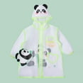 thumbnail image 2 of SXcggal Kid's Boys Girls Raincoat With School Bag And Hood s Children Cartoon Animals Printing Long Raincoat Rain Cape Lightweight Comfortable Casual Children Raincoat, 2 of 7