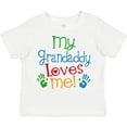 thumbnail image 3 of Inktastic My Grandaddy Loves Me Boys or Girls Toddler T-Shirt, 3 of 5