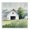 Farmhouse White Barn Landscape, variant on Stupell Industries Rustic Flower Barn Canvas Wall Art, design by Amber Sterling