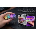 thumbnail image 4 of Keyboard Stress Relief Toy - 4-key Backlit Stress Relief Keyboard Keychain, Backlit Mechanical Keyboard Clicker Toy, Portable Stress Relief Toy, 4 of 4
