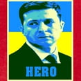 thumbnail image 3 of CafePress - Ukrainian President Zelenskyy Ukraine Flag T Shirt - Womens Football Shirt, 3 of 4