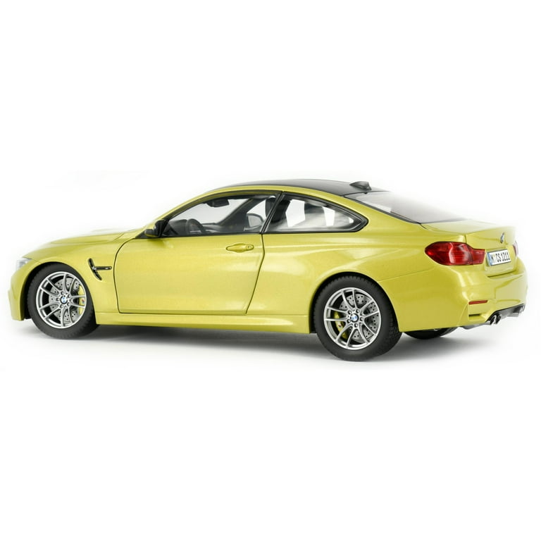 BMW M4 Coupe Austin Yellow with Carbon Top 1/18 Diecast Model Car