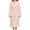 Pink, variant on Bathrobe for Women Fall Winter Thickened Coral Fleece Solid Color Absorbent Long Sleeve Long Style Cardigan Hooded Robes with Pockets & Belt