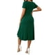 thumbnail image 3 of VESTIDO DE MATERNIDAD CON ENVOLTURA PARA EL DÍA DE LA MADRE, ESCOTE EN V, DOBLADILLO CON VOLANTES, SEMI FORMAL, FOTOS DE FIESTA, VESTIDOS PARA EMBARAZADAS VERDE M, 3 of 6