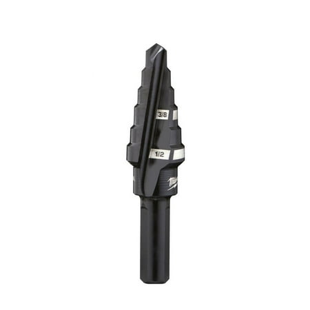 UPC: 0045242307685 | Milwaukee 3/8 In. – 1/2 In. #6 Step Drill Bit  2 Steps