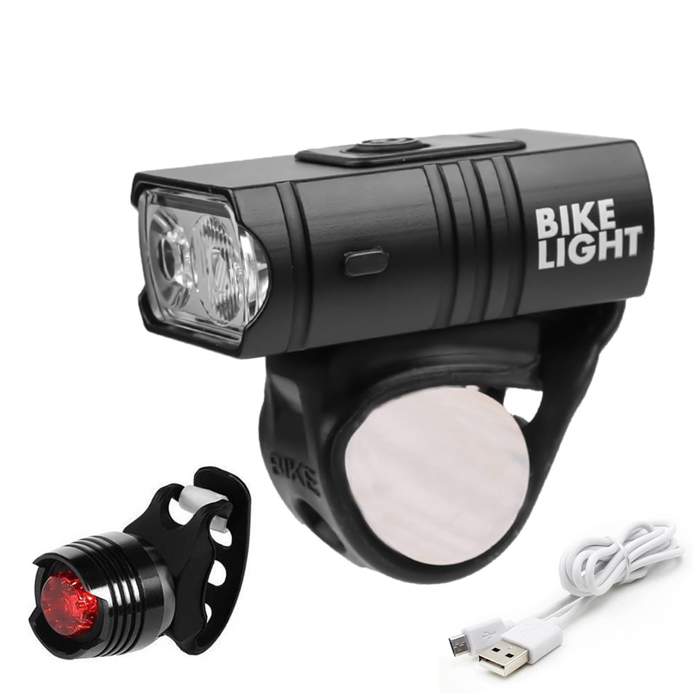 Rechargeable Bicycle Bike 2xT6 LED Headlight 2000mAh 800 Lumens Front Light Horn 