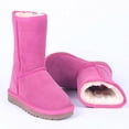thumbnail image 2 of Botas de nieve de piel de vaca real para mujer, zapatos clásicos cálidos de invierno con suela antideslizante, 2 of 4