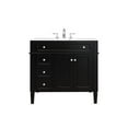 thumbnail image 3 of 36 inch single bathroom vanity in Black, 3 of 8