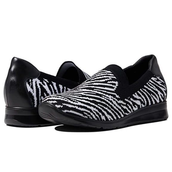 Walking Cradles Danika Womens US 9 Black White Animal print Comfort Shoes KHD576