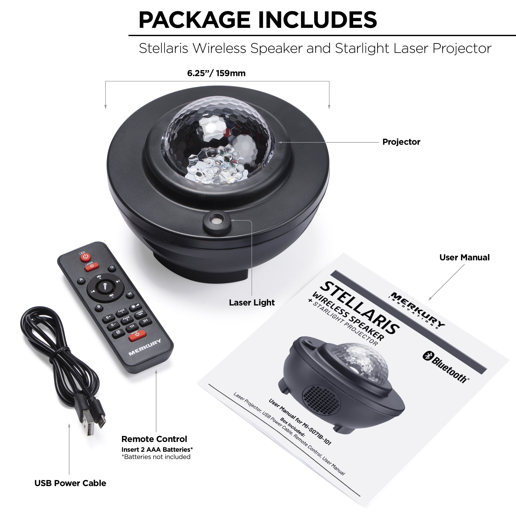 Merkury jams portable wireless cheap speaker