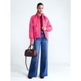 thumbnail image 3 of Free Assembly Women's Bow Tie Bomber Jacket, Sizes XS-XXL, 3 of 6