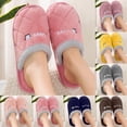 thumbnail image 4 of Oyedens Slippers for Women Mens Soft Comfy Plush House Slippers Memory Foam Plush Bedroom Shoes, 4 of 5
