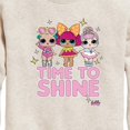 thumbnail image 3 of LOL Surprise! - LOL Time To Shine - Toddler And Youth Crewneck Fleece Sweatshirt, 3 of 5