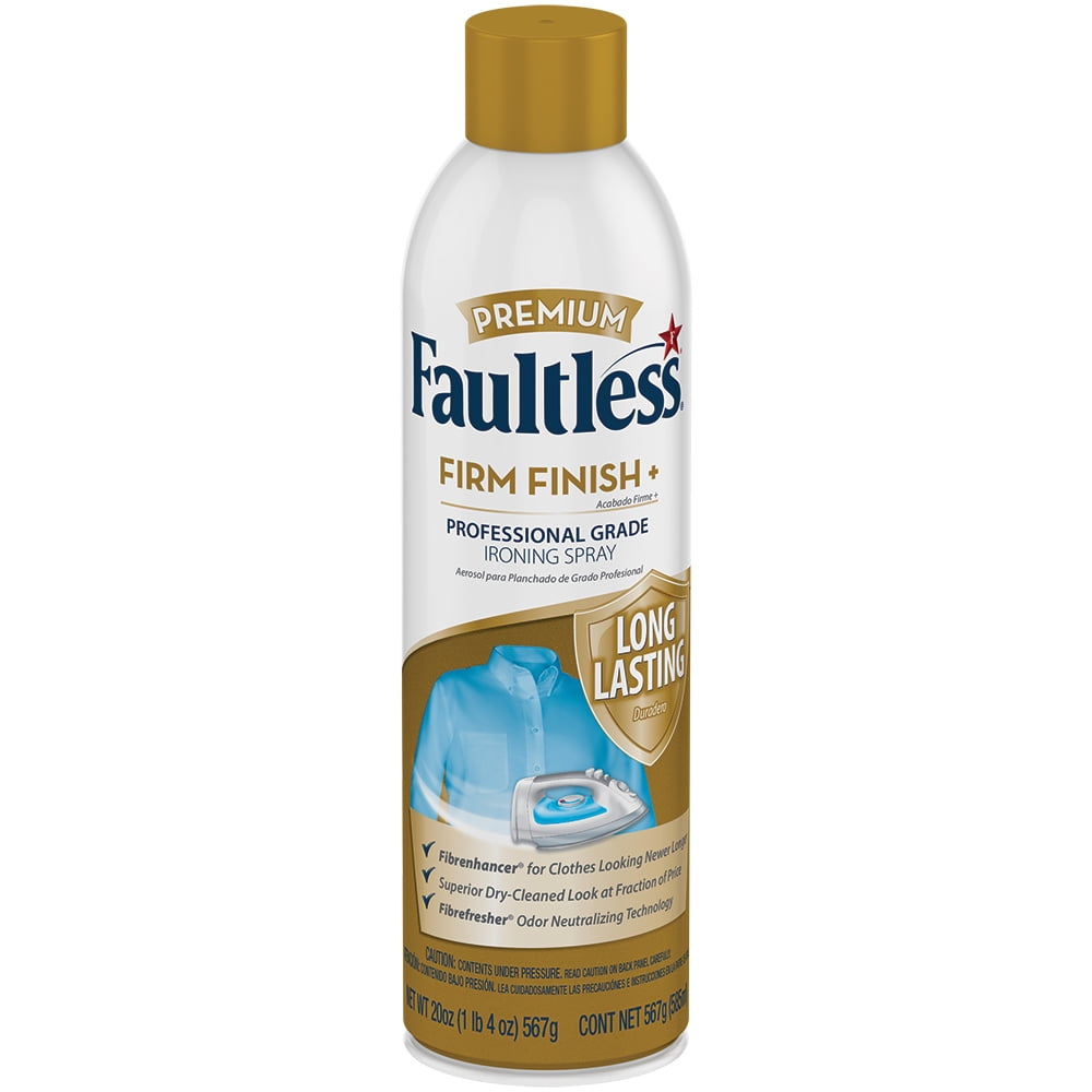 Faultless Premium Firm Finish+ Ironing Spray, 20 oz Can