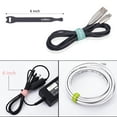 thumbnail image 2 of Lekou 60 Pack Nylon Cable Straps, 6 inch Reusable Zip Ties for Home Office Summer Outdoor Organizing, 2 of 6