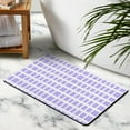 thumbnail image 3 of Long Bathroom Mat,Checkered Bathroom Rug Runner, Non Slip Water Absorbent Large Bath Mat, Soft Microfiber Machine Washable Shower Rugs for Bathroom Bathtub Hallway, 20x32 in, 3 of 5