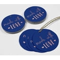 thumbnail image 4 of Inkdotpot Pack Of 100 Real Rose Gold Foil Paper Tags Made With Love Text Favor Hang Tags, 4 of 6