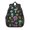Mushroom and Psychedelic, variant on Mushroom and Leaf Blue Pattern Backpack for School, Cute School Bag with Adjustable Shoulder Straps and Padded Back, 15"x11.42"x5.5"