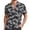 Z9tgjs-Grey-63, variant on Qicasul Mens Vice City Hawaiian Print Short Sleeve Shirt Summer Casual Button Down Top,Mint Green,SIZE:XXXXL